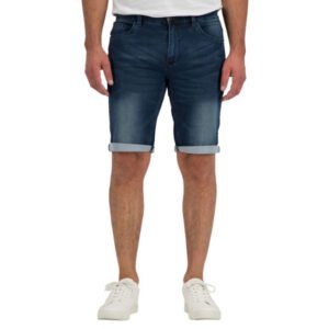 24/7 ELM Denim Heren Jog Short Mid Blue