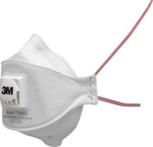3M Aura 9332+ FFP3 Stofmasker met Cool Flow™ Ventiel